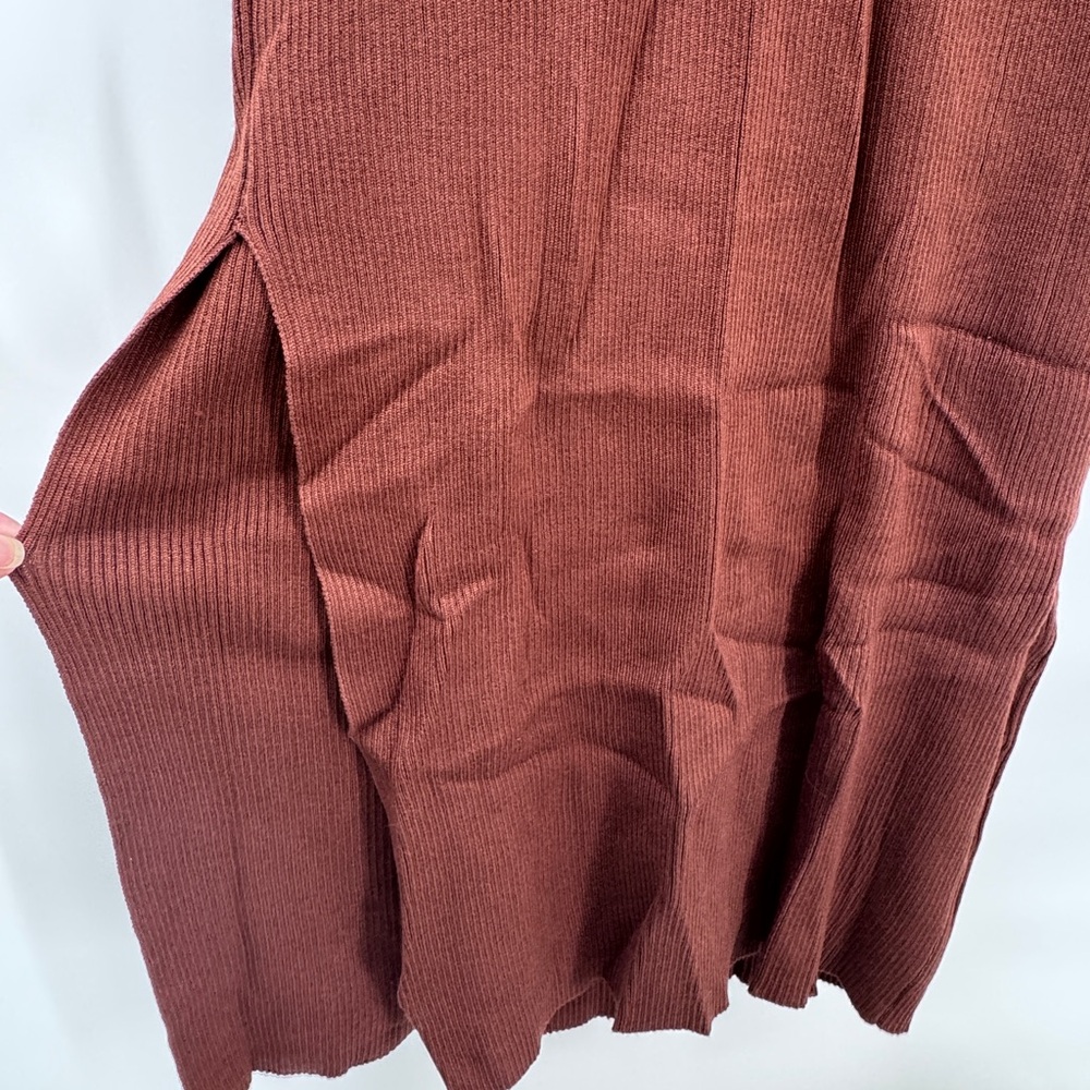 Brown Cut out Bodycon Midi dress size XL - Picture 7 of 8